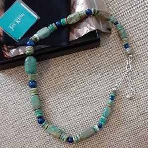 Jay King Turquoise & Lapis Necklace